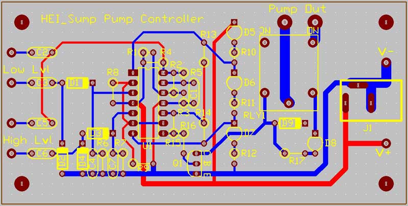 sump-pump-controller-pcb-design