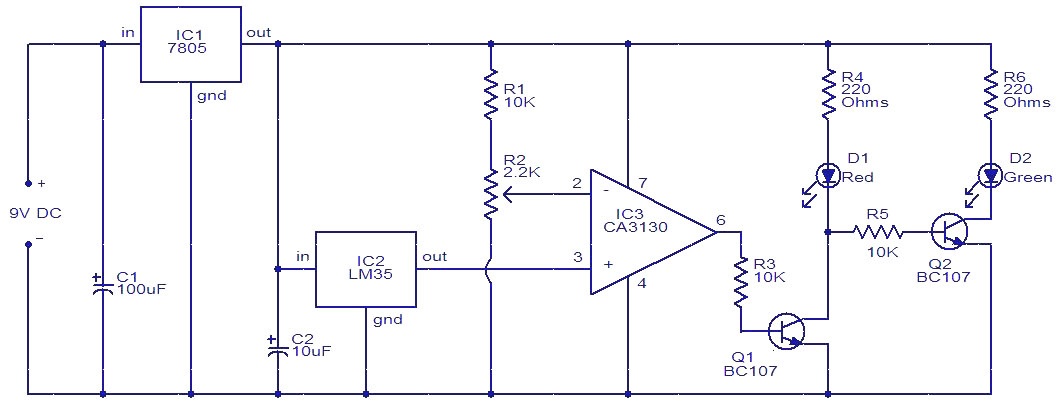 Automatic exhaust Fan circuit for Kitchen - Gadgetronicx