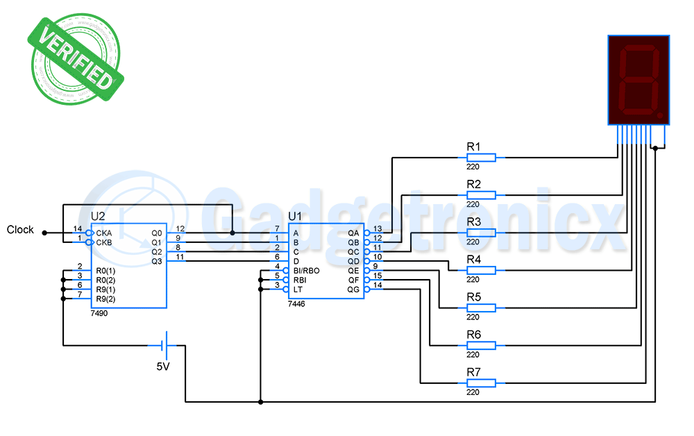 static-0-9-display-7-segment-ic-7490-7446-circuit