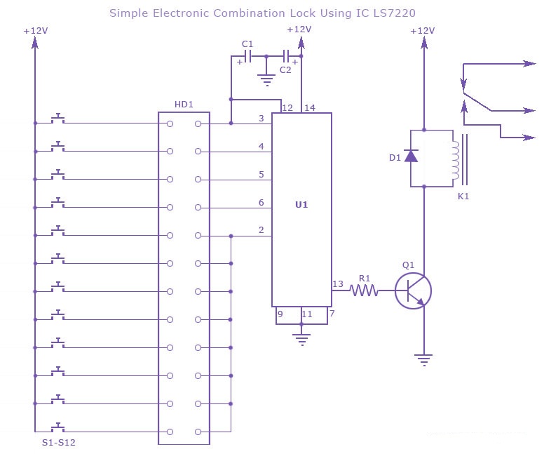 simple-electronic-combination-lock-using-ic-LS7220