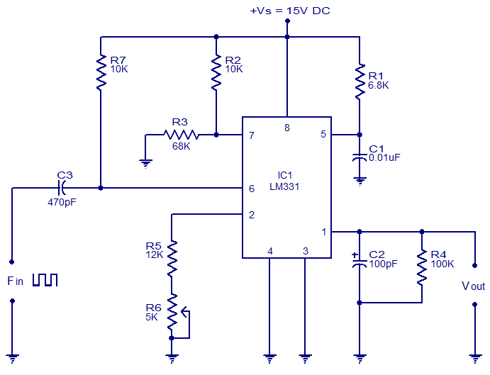 frequency-to-voltage-converter-using-LM331
