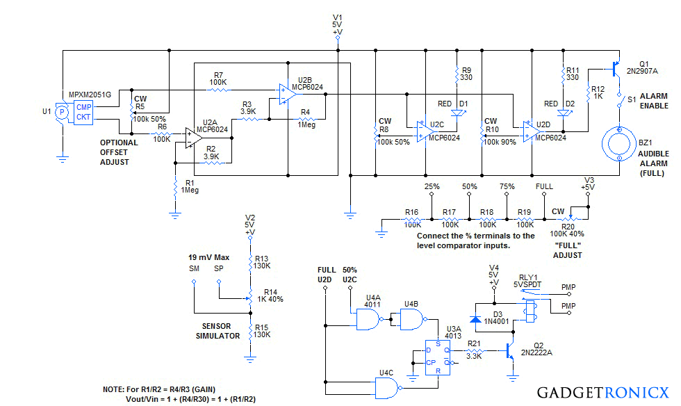 water-level-indicator-circuit