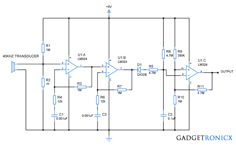 ultrasonic-receiver-circuit