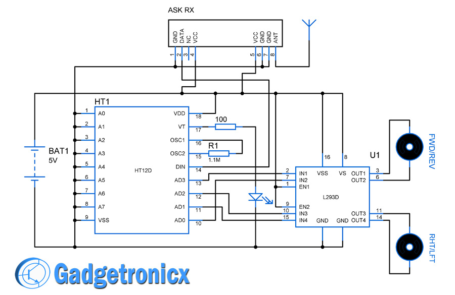 Rc Remote Control Circuit Board - Circuit Diagram Images