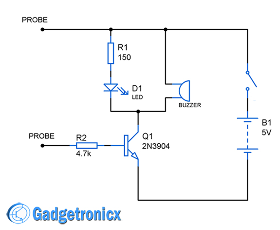 continuity-tester-circuit-diagram