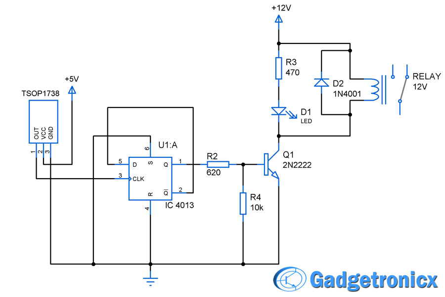 Automatic exhaust Fan circuit for Kitchen - Gadgetronicx