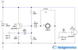 window-door-alarm circuit