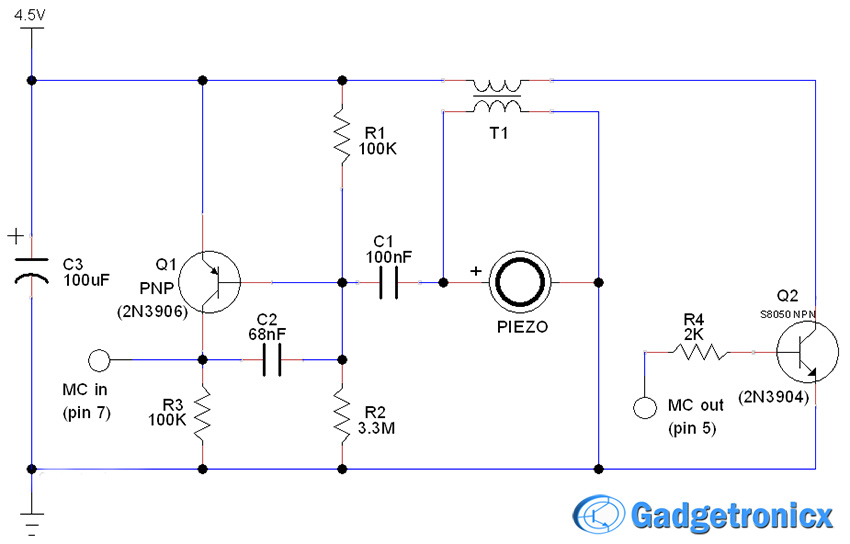 window-door-alarm circuit