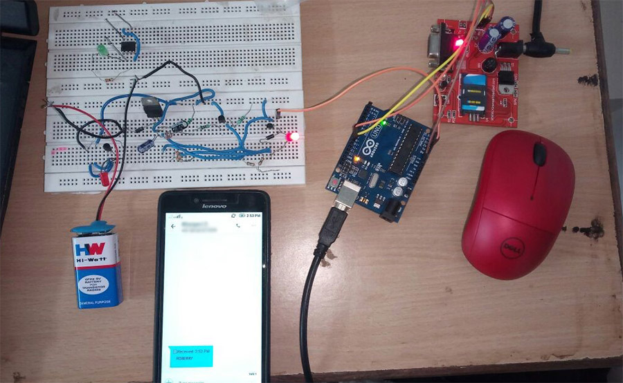 Laser Light Security System Using Arduino with Alarm