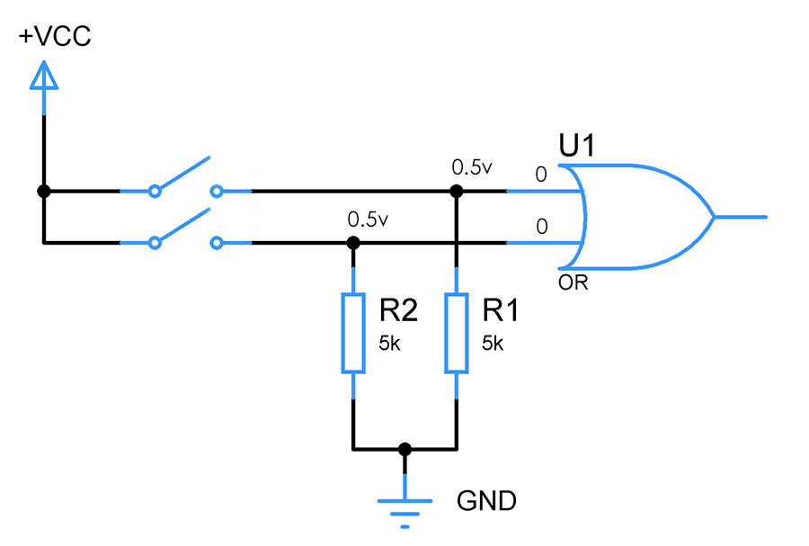 pull-down-resistor-values