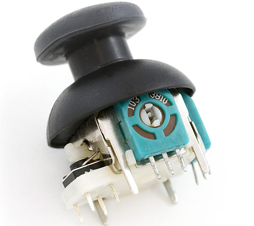 Joystick controller for Servo motor Circuit Diagram