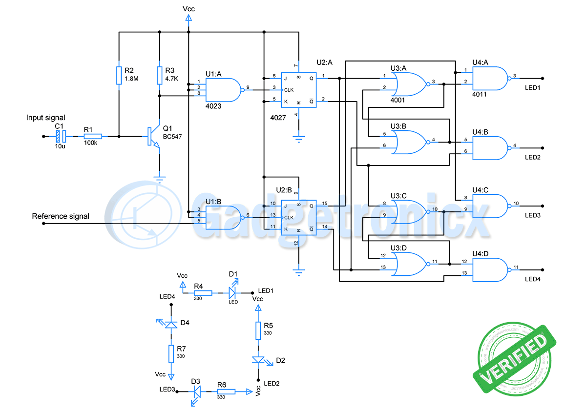 beat-frequency-indicator circuit